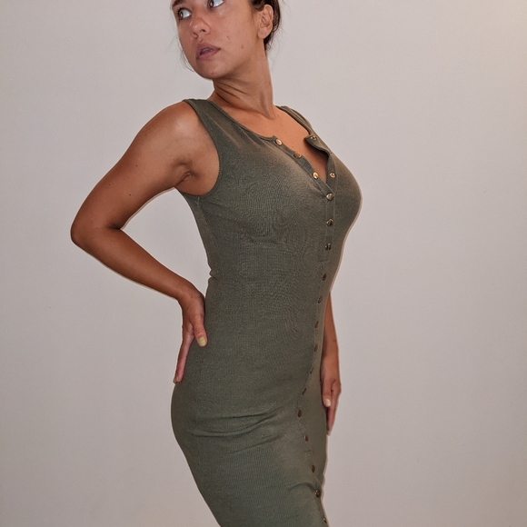 Green bodycon dress Poetry - Picture 7 of 9